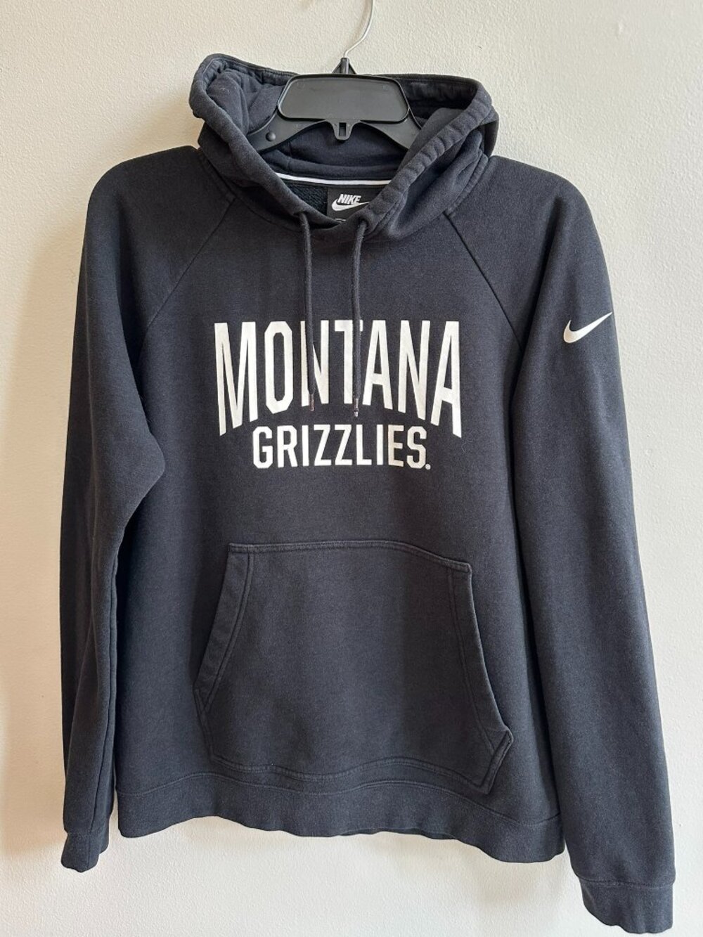Nike Women's University of Montana Grizzlies Hoodie Black White Size Medium